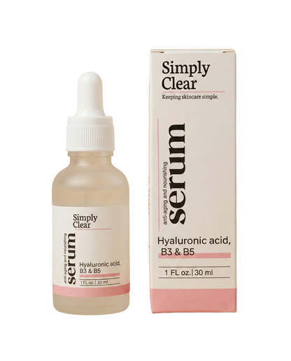 Hyaluronic Acid, B3 & B5